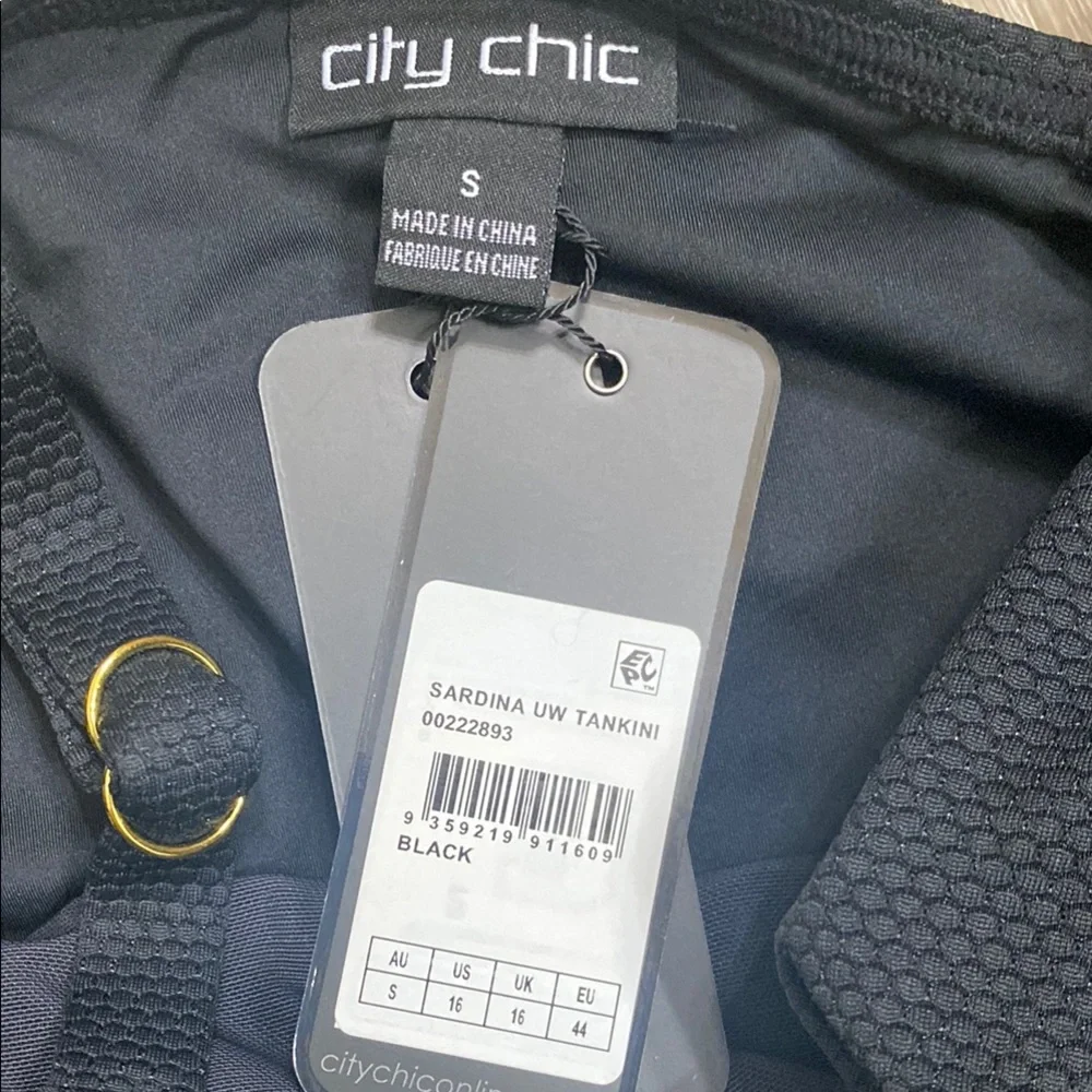 City Chic Black Swim Top - Picture 6 of 6